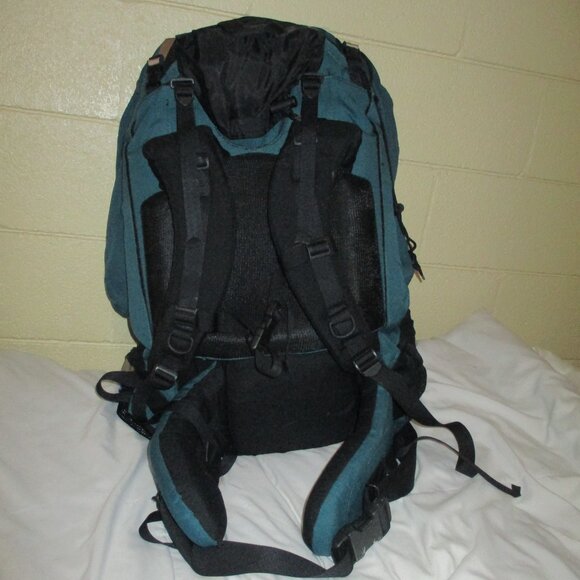 X-Large KELTY Travel Backpack Duffle Bag Excellent Condition Turquoise & Black - Picture 8 of 16